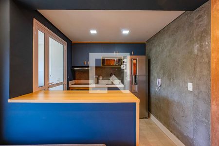 Cozinha de apartamento para alugar com 1 quarto, 63m² em Vila Madalena, São Paulo