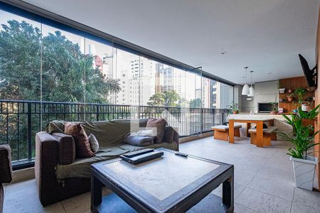 Sala - Varanda de apartamento à venda com 3 quartos, 340m² em Paraíso, São Paulo