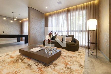 Área comum de kitnet/studio para alugar com 0 quarto, 24m² em Santo Amaro, São Paulo