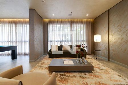 Área comum de kitnet/studio para alugar com 0 quarto, 24m² em Santo Amaro, São Paulo