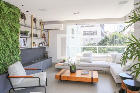 Sala  de apartamento à venda com 3 quartos, 180m² em Alto da Lapa, São Paulo