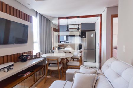 Sala de apartamento à venda com 2 quartos, 43m² em Tres Barras, Contagem