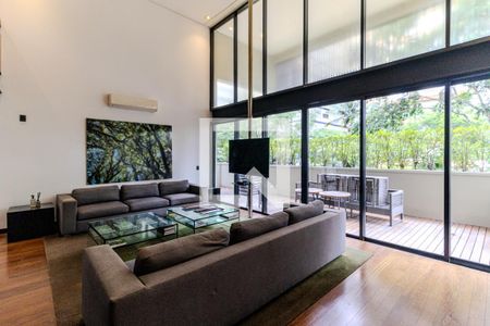 Sala de Estar de apartamento à venda com 3 quartos, 374m² em Higienópolis, São Paulo