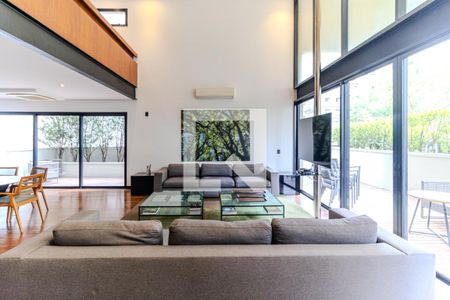 Sala de Estar de apartamento à venda com 3 quartos, 374m² em Higienópolis, São Paulo