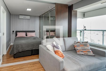 Sala de apartamento à venda com 1 quarto, 43m² em Campo Belo, São Paulo