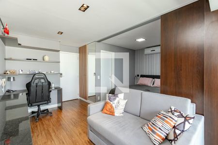 Sala de apartamento à venda com 1 quarto, 43m² em Campo Belo, São Paulo