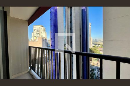 Varanda do Studio de kitnet/studio para alugar com 1 quarto, 25m² em Pinheiros, São Paulo