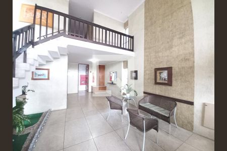 Hall de entrada de apartamento para alugar com 1 quarto, 48m² em Itararé, São Vicente