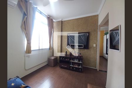 Sala de apartamento para alugar com 1 quarto, 48m² em Itararé, São Vicente