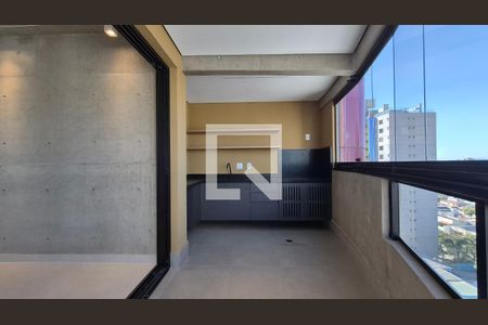 Varanda gourmet de apartamento à venda com 2 quartos, 86m² em Jardim, Santo André