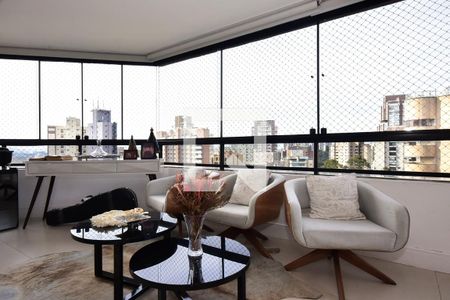 Varanda da Sala de apartamento à venda com 4 quartos, 229m² em Jardim Londrina, São Paulo