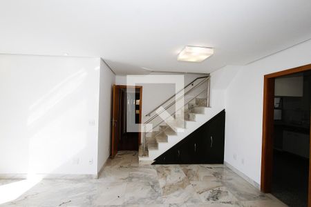 Sala de apartamento à venda com 3 quartos, 199m² em Belvedere, Belo Horizonte