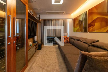 Sala de TV de apartamento à venda com 4 quartos, 185m² em Indianópolis, São Paulo