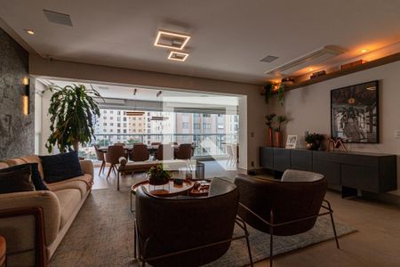 Sala de apartamento à venda com 4 quartos, 185m² em Indianópolis, São Paulo