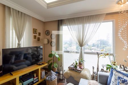 Sala de TV de apartamento à venda com 4 quartos, 325m² em Jardim Santo Amaro, São Paulo