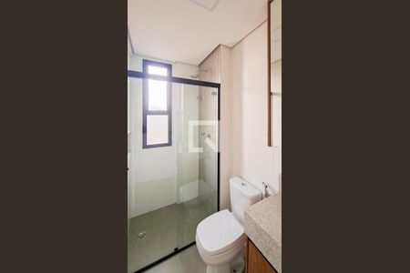 Banheiro da Suíte de apartamento à venda com 2 quartos, 63m² em Santo Antônio, Belo Horizonte