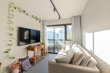 Sala de apartamento à venda com 1 quarto, 42m² em Bela Vista, São Paulo