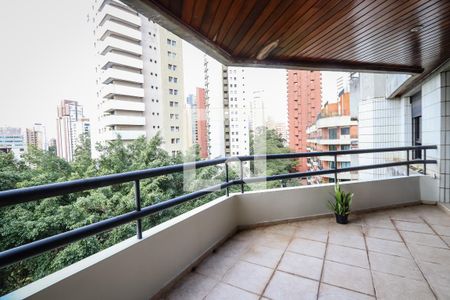 Varanda da Sala de apartamento à venda com 4 quartos, 480m² em Vila Suzana, São Paulo