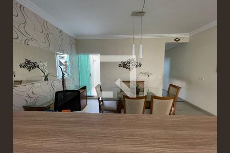 Sala de Jantar de casa à venda com 3 quartos, 233m² em Vila Curuçá, Santo André