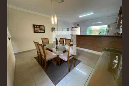 Sala de Jantar de casa à venda com 3 quartos, 233m² em Vila Curuçá, Santo André