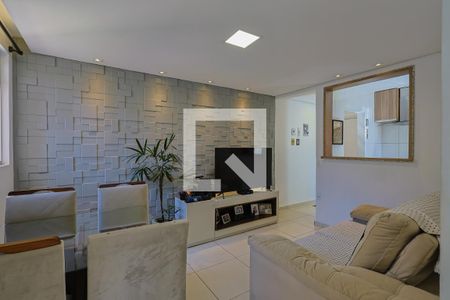 Sala de apartamento à venda com 2 quartos, 51m² em Conjunto California, Belo Horizonte