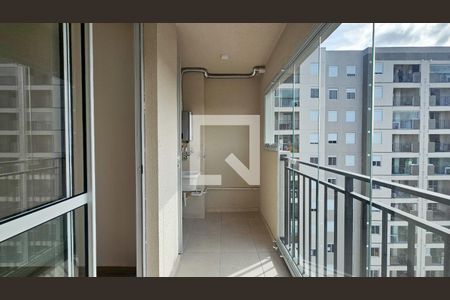 Varanda da Sala de apartamento para alugar com 3 quartos, 55m² em Jardim Santo Antoninho, São Paulo