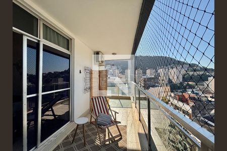 Varanda da Sala  de apartamento à venda com 3 quartos, 141m² em Copacabana, Rio de Janeiro