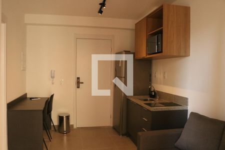Sala e Cozinha Integrada de kitnet/studio à venda com 1 quarto, 27m² em Perdizes, São Paulo