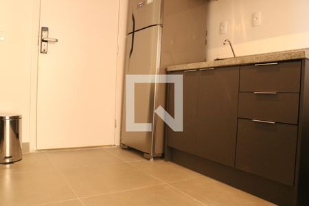 Sala e Cozinha Integrada de kitnet/studio à venda com 1 quarto, 27m² em Perdizes, São Paulo