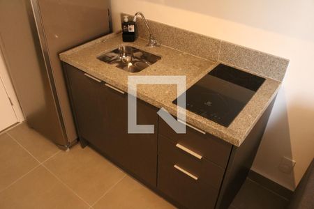 Sala e Cozinha Integrada de kitnet/studio à venda com 1 quarto, 27m² em Perdizes, São Paulo