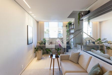 Sala de apartamento à venda com 2 quartos, 130m² em Castelo, Belo Horizonte