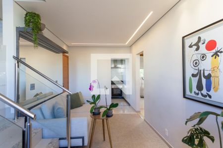Sala de apartamento à venda com 2 quartos, 130m² em Castelo, Belo Horizonte