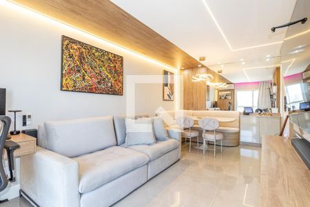 Sala de apartamento à venda com 1 quarto, 55m² em Vila Olímpia, São Paulo