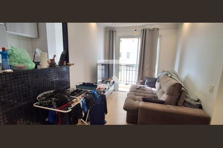 Sala de apartamento à venda com 2 quartos, 52m² em Campestre, São Caetano do Sul