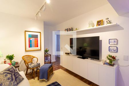Sala de Estar de apartamento à venda com 3 quartos, 90m² em Campo Belo, São Paulo