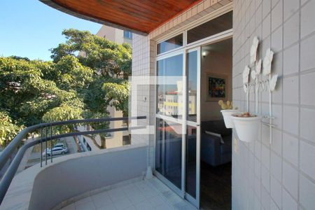 Varanda da Sala de apartamento à venda com 3 quartos, 147m² em União, Belo Horizonte