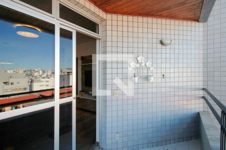 Varanda da Sala de apartamento à venda com 3 quartos, 147m² em União, Belo Horizonte