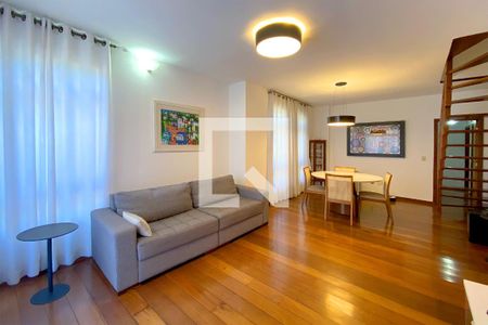 Sala de apartamento à venda com 3 quartos, 147m² em União, Belo Horizonte