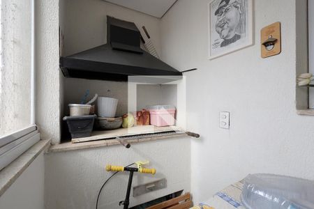 Sacada Gormet de apartamento à venda com 3 quartos, 126m² em Vila Scarpelli, Santo André