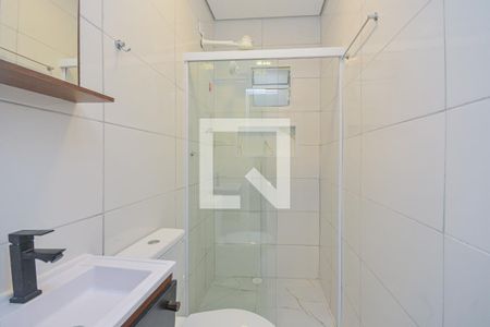 Banheiro de kitnet/studio para alugar com 1 quarto, 20m² em Vila Santana, São Paulo
