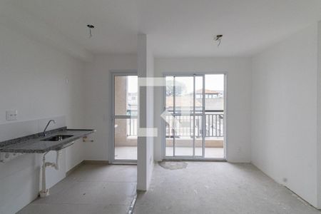 Sala e Cozinha de apartamento à venda com 2 quartos, 42m² em Cidade Patriarca, São Paulo