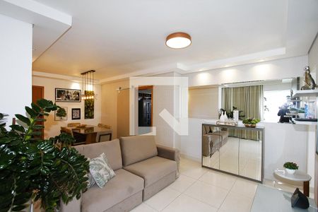 Sala de apartamento à venda com 3 quartos, 92m² em Engenho Nogueira, Belo Horizonte