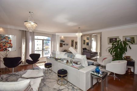 Sala de apartamento à venda com 4 quartos, 211m² em Vila Morumbi, São Paulo