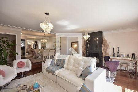 Sala de apartamento à venda com 4 quartos, 211m² em Vila Morumbi, São Paulo