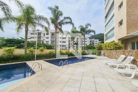 Área comum - Piscina de apartamento para alugar com 3 quartos, 162m² em Parque Enseada, Guarujá