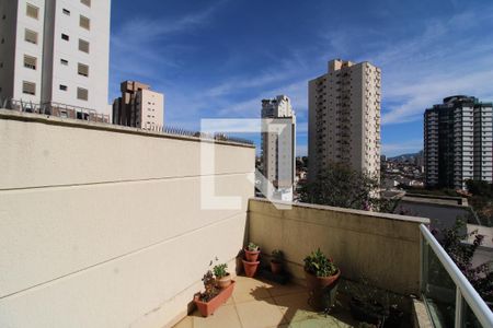 Varanda da Suíte 1 de casa à venda com 3 quartos, 175m² em Santa Teresinha, São Paulo