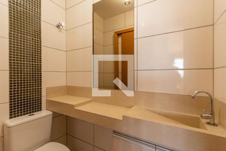 Lavabo Sala de Jantar de apartamento à venda com 3 quartos, 81m² em Santa Rosa, Belo Horizonte
