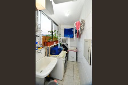 Area serviço de apartamento à venda com 3 quartos, 93m² em Pompéia, Belo Horizonte