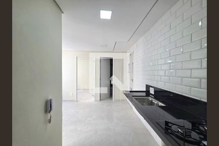 Sala/Cozinha de apartamento para alugar com 2 quartos, 34m² em Veleiros, São Paulo