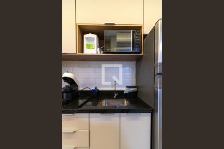 Cozinha de kitnet/studio à venda com 1 quarto, 24m² em Perdizes, São Paulo